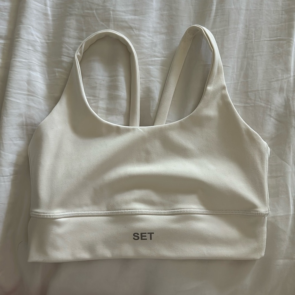 SET Active Cream Sports Bra